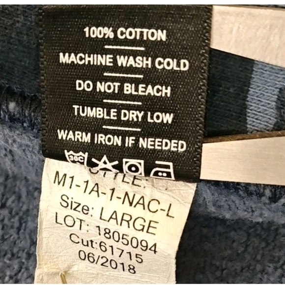 American Giant Jacket Sweatshirt Large Blue Camo Terry ZipUp Skater Grunge Gorp - Picture 10 of 12